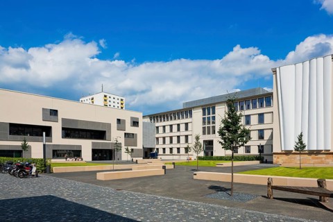 The remodelling and new buildings have turned the site into the third largest campus in Dresden.