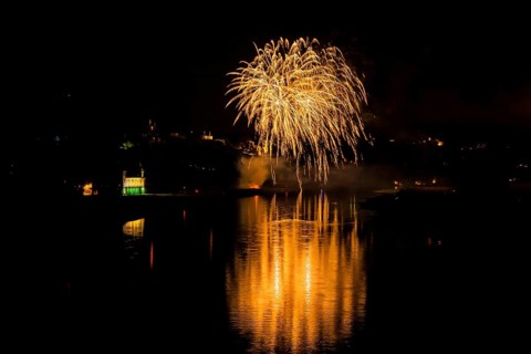 Fireworks at the Dresden Castle Night