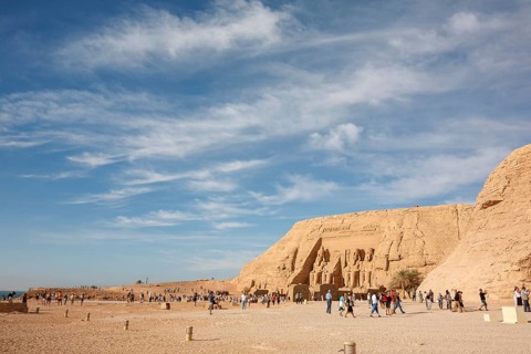 The Great Temple of Ramses II Rock Temple, Abu Simbel, Egypt, Africa