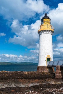 Rubha nan Gall, Tobermory Lighthouse, Tobermory, Isle of Mull, Scotland, UK