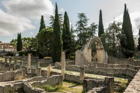 Roman archaeological site, Vaison-la-Romaine, Département Vaucluse, Provence, Provence-Alpes-Côte