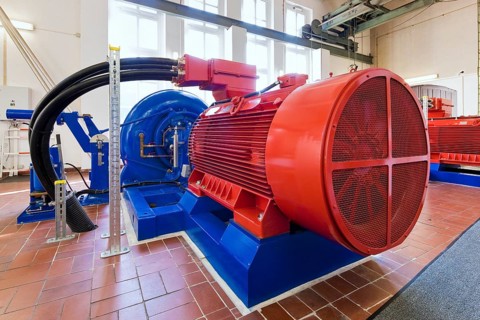 Dorfhain Francis hydropower plant Turbines and generators