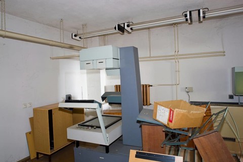 Dresden Stasi memorial, interrogation rooms, archive, photo lab