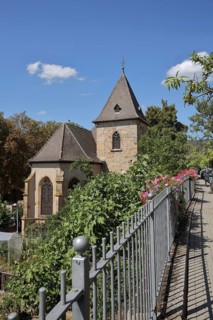 Gothic Church of St. Nicholas in Gimmeldingen, Neustadt an der Weinstraße, Rhineland-Palatinate,