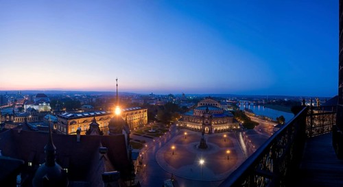 DEU Saxony Dresden Dresden Silhouette