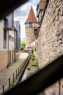 Historical building of the Wagon Museum, Balingen, Germany, Europe