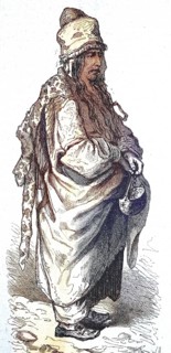 Wandering dervish, dervish, a Sufi, member of a Muslim ascetic religious order, around 1885,