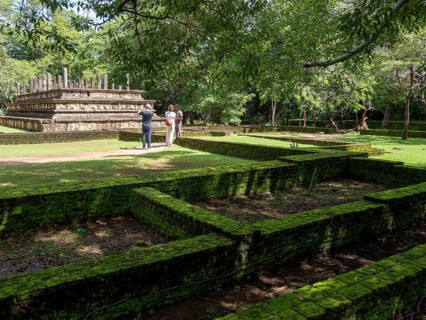 Ruins, old court, Polonnaruwa, Sri Lanka, Asia