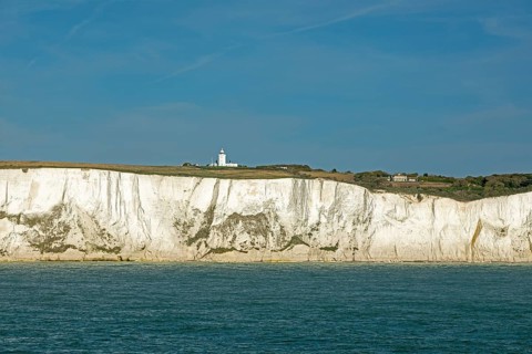 Chalk cliffs near Dover, England, Great Britain