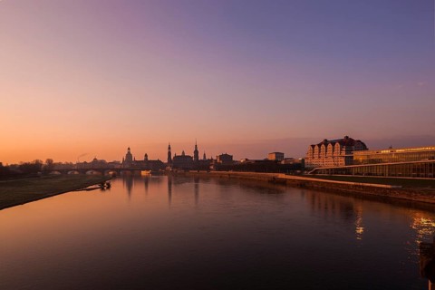 Dresden Sunrise on the Elbe