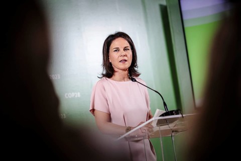 Annalena Baerbock (Buendnis 90 Die Gruenen), Bundesaussenministerin, aufgenommen im Rahmen der