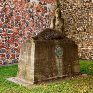 Brassert Monument by Hubert Netzer, Hermann Brassert elaborated the Prussian Mining Law of 1865,
