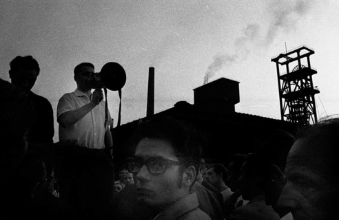 The spontaneous strike, here on 10.9.1969 by the miners of the Minister Stein colliery, was one of