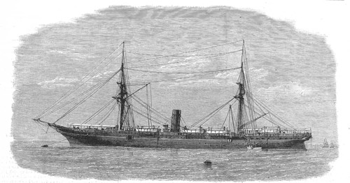 Steamship La Rhone, lost with life and limb during the last hurricane that devastated the island of