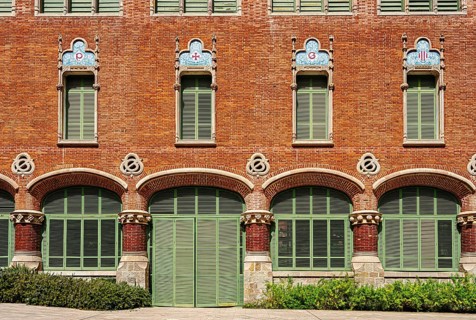 Historic hospital complex of the Hospital de la Santa Creu i Sant Pau, Barcelona, Catalonia, Spain,
