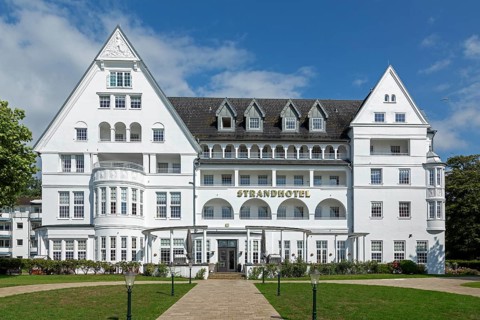 Strandhotel, Glücksburg, Schleswig-Holstein, Germany, Europe