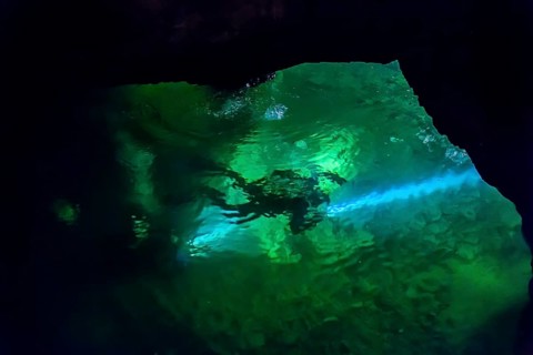 Divers in the Marie Louise Stolln visitor mine
