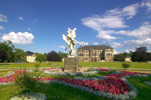 Large garden