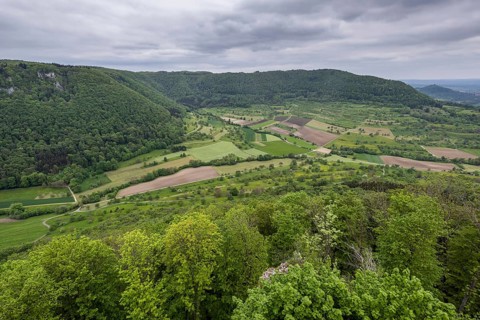 Albtrauf, Neidlingen, Ruin Reußenstein, Swabian Alb, Baden-Württemberg, Germany, Europe