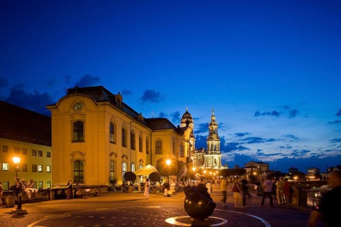 Brühl's Terrace is an architectural ensemble and a tourist attraction in Dresden. The Brühl's
