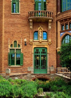 Historic hospital complex of the Hospital de la Santa Creu i Sant Pau, Barcelona, Catalonia, Spain,