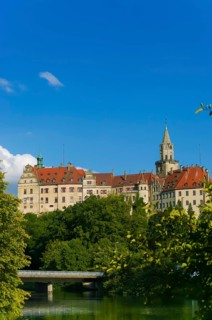 Hohenzollern Castle Sigmaringen, former princely residence and administrative centre of the Princes
