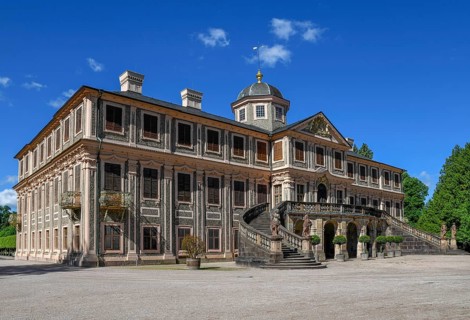 Favorite Castle, Rastatt, Baden-Württemberg, Germany, Europe