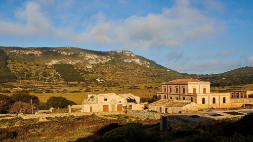 Palazzo Florio, Levanzo, Egadi Islands, Sicily, Italy, Europe