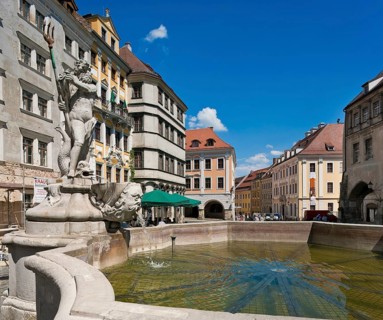 Görlitz Lower Market Neptune Fountain