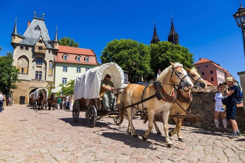 Settlers' procession at Albrechtsburg Castle