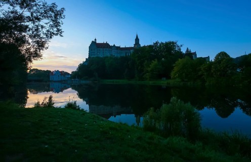 Hohenzollern Castle Sigmaringen, former princely residence and administrative seat of the Princes