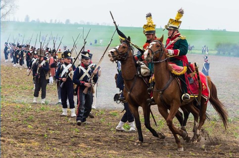 Battle re-enactment Großgörschen