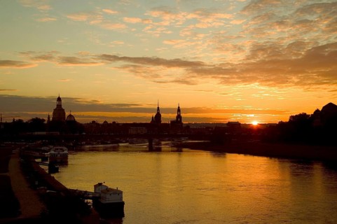 DEU Saxony Dresden Dresden Silhouette