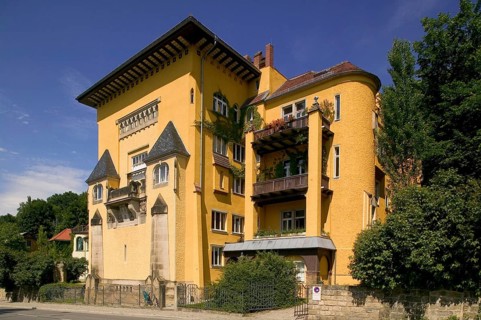 Artists' house, a traditional residential and studio building built by Martin Pietzsch in Loschwitz