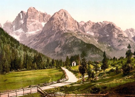 Cima Tosa, Monet Crozon and Fracinglo, Tyrol, former Austro-Hungary, today Italy, c. 1890,