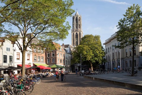 Domtoren, Dom tower, historic buildings, Utrecht, Netherlands