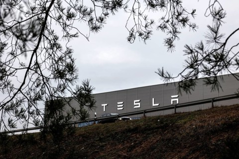 Tesla Giga Factory, view of the battery factory, Grünheide, 28/01/2023