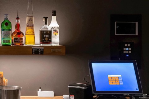 Symbol photo bar restaurant cash register display
