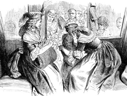 Luise Duchess of Mecklenburg, wife of Queen Prussia, festive reception 1793 in Berlin,