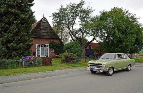 Europe, Germany, Lower Saxony, Lower Elbe Classics, classic car tour, Opel Kadett B, built in 1969,