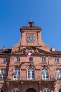 Hotel de Ville, Town Hall, Wissembourg, Alsace, France, Europe