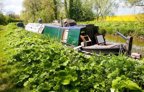 Kennet and Avon canal stretch between All Cannings and Alton Barnes, Vale of Pewsey, Wiltshire,