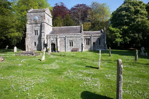 Village parish church of St Mary, Orcheston, Wiltshire, England, UK