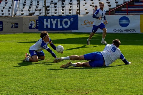 Fistball: TSV Pfungstadt against TV Käfertal (IFA 2024 Fistball World Tour Finals Mannheim,