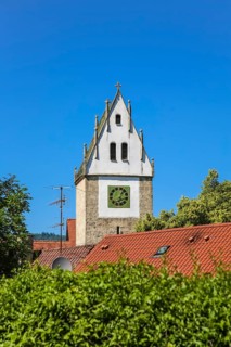 Church tower of St Martin's Church, Protestant church, Church of St Martin, sacred building, place