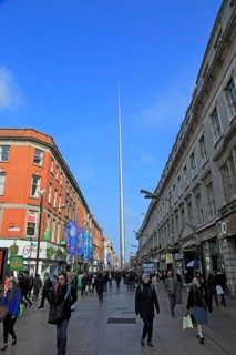 Spire of Dublin, also the Monument of Light, Henry Street, Dublin, Ireland, 120 metres high, Ian