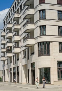 New apartment blocks, Rummelsburger Platz, Mediaspree, Friedrichshain, Friedrichshain-Kreuzberg,