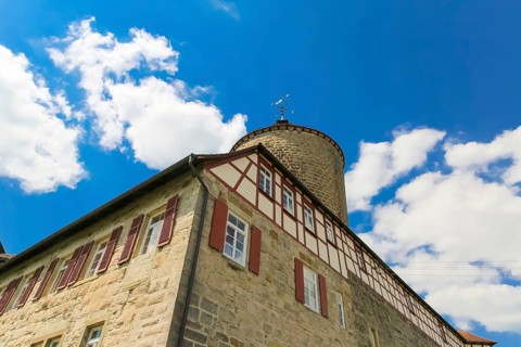 Reichenberg Castle, Staufer castle complex, hilltop castle, historical building, built between 1230