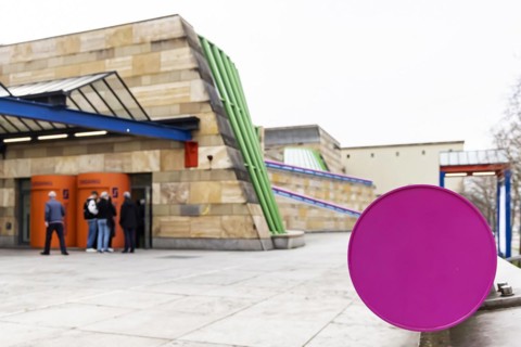 New State Gallery Stuttgart, postmodern architecture, architect James Stirling, Stuttgart,