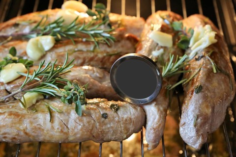 Fillet of Iberico pork in the oven